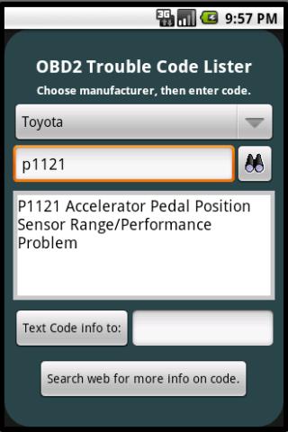 OBD2 Trouble Code Genie Free Android Books & Reference