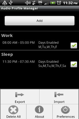 Audio Profile Manager Android Tools