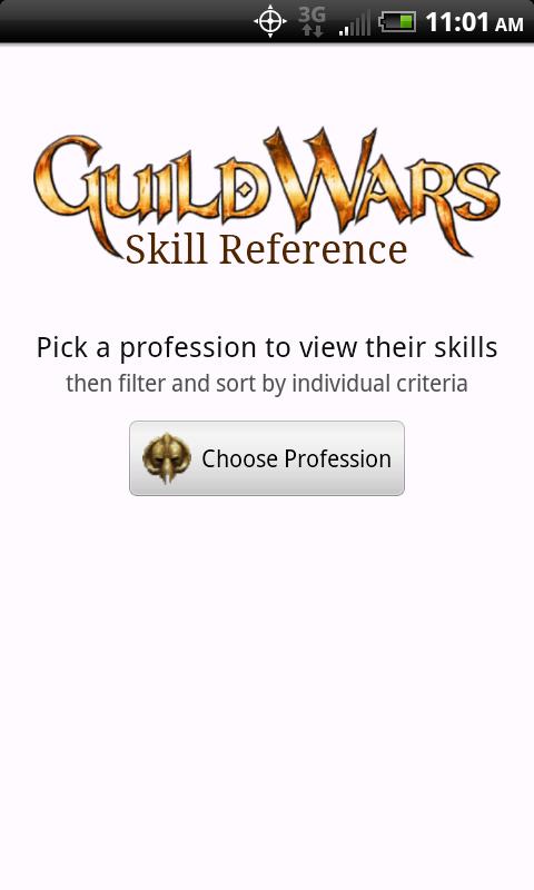 Guild Wars Skill Reference Android Tools