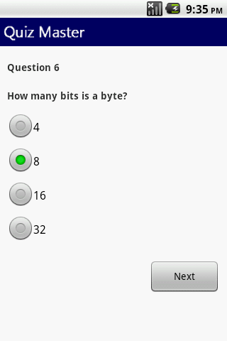 Quiz Master Android Productivity