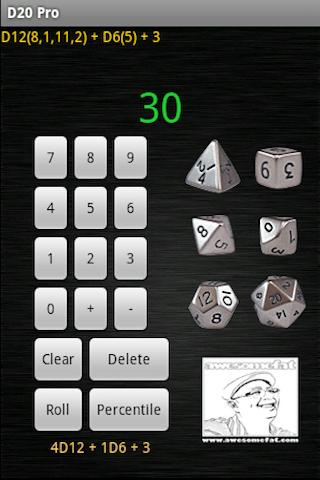 D20 Gaming Dice Pro Android Tools