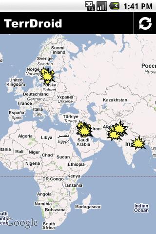 TerrDroid – News on Terrorism Android News & Magazines