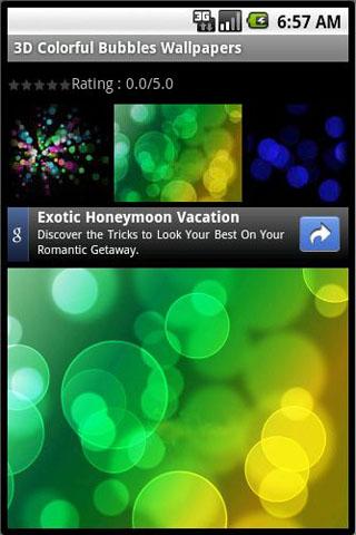 3D Colorful Bubbles Wallpapers Android Personalization