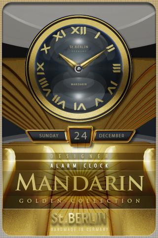 MANDARIN clock widget theme Android Personalization