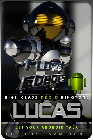 LUCAS nametone droid Android Entertainment