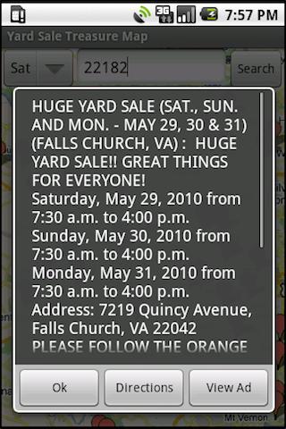 Yard Sale Treasure Map Android Shopping