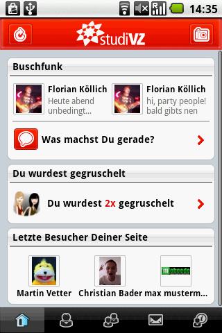 VZ-Netzwerke Android Social