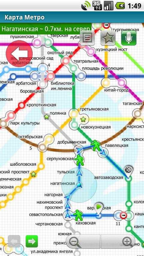Moscow (stylized map #1) Android Travel & Local