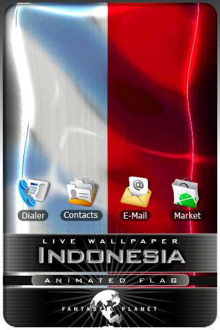 INDONESIA LIVE FLAG