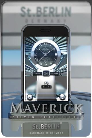 MAVERICK clock widget theme Android Tools