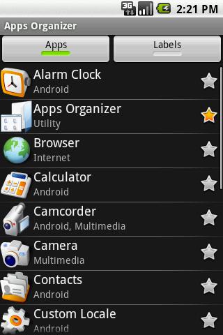 Apps Organizer Android Tools
