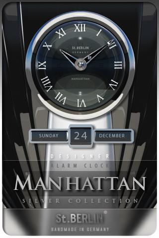 MANHATTAN clock widget theme