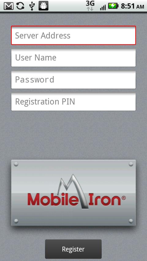 MobileIron MyPhone@Work Client