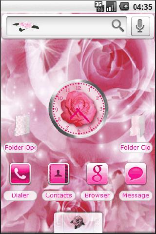 Rose Pink Android Personalization