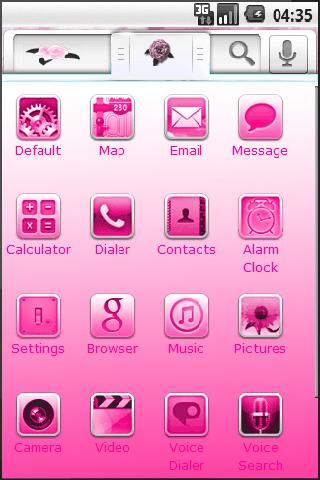 Rose Pink Android Personalization