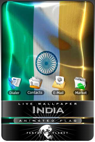 INDIA LIVE FLAG Android Entertainment