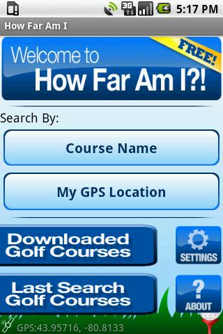 How Far Am I? – Free GPS Golf Android Sports