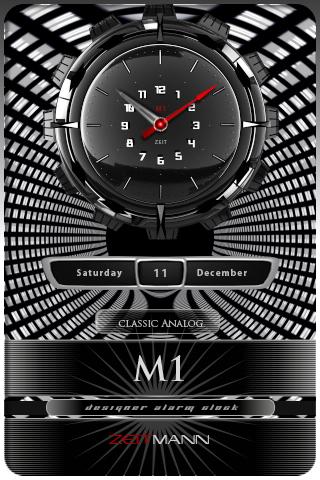 M1 KINGSIZE clock widget