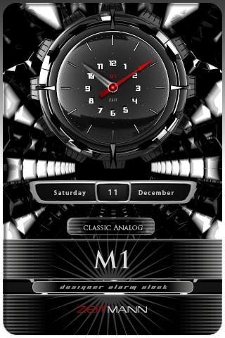 M1 KINGSIZE clock widget Android Entertainment