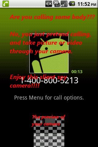 Free Silent Spy Camera Android Media & Video