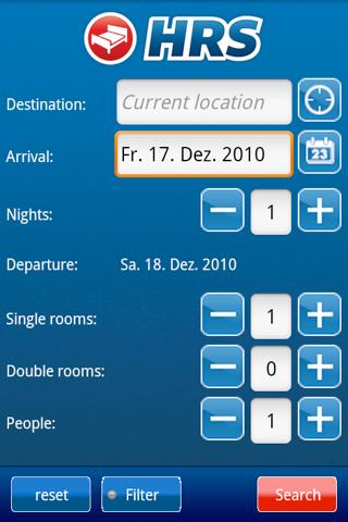 HRS Hotel Portal Android Travel & Local