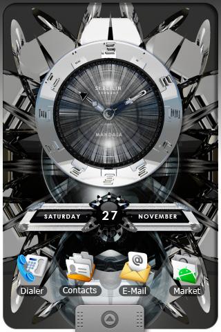 MANDALA clock widget theme Android Entertainment
