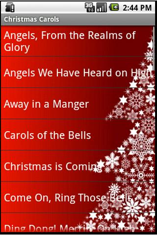 Christmas Carols Android Entertainment