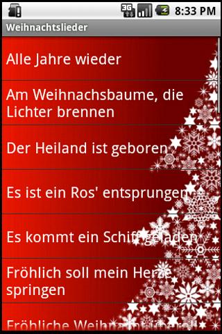 Weihnachstlieder Free