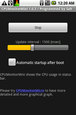 CPUMonitorMini Android Tools