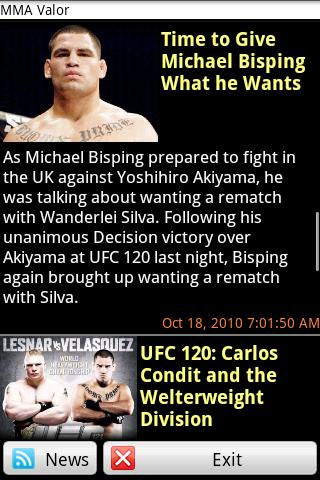MMA News Center Android Sports