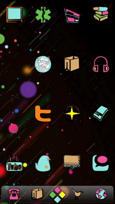 Retro-Active ADW Theme Android Personalization