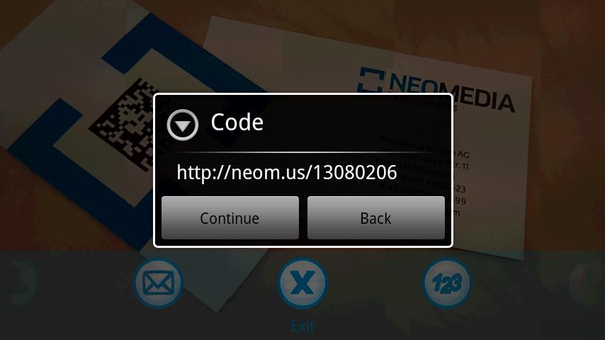 NeoReader Android Productivity