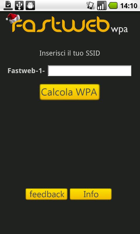Fastweb WPA Android Communication