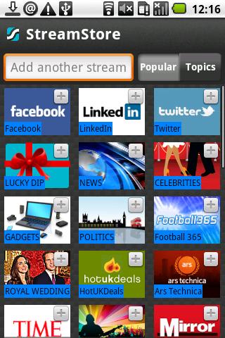 My Taptu Android Social