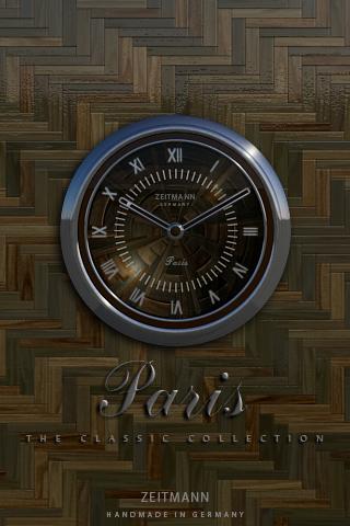 PARIS designer clock widget