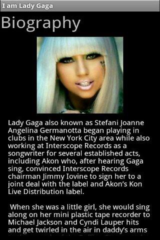 I am Lady Gaga Android Lifestyle