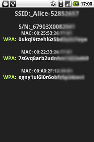 Alice WPA Android Communication