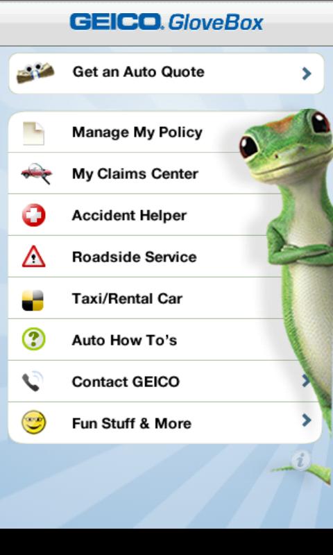 GEICO Insurance GloveBox Android Finance