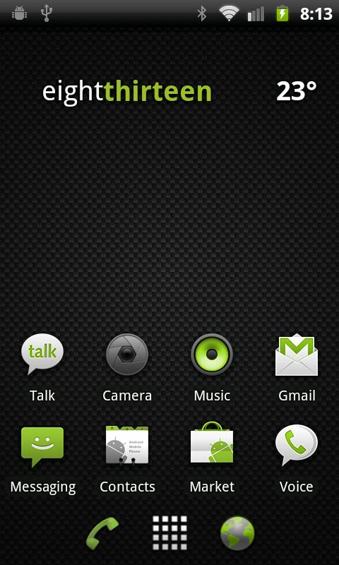ADW.Gingerbread Theme Android Personalization