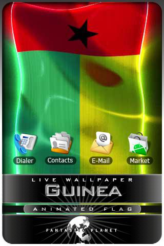 GUINEA LIVE FLAG Android Personalization