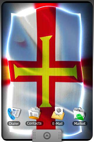 GUERNSEY LIVE FLAG Android Personalization