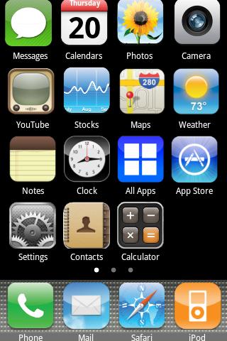 iClone (iPhone Theme) Android Personalization