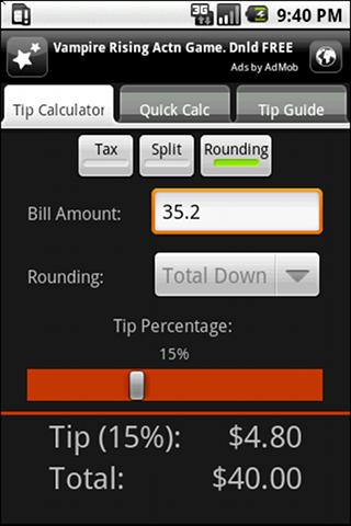 Tipped Off  Tip Calculator