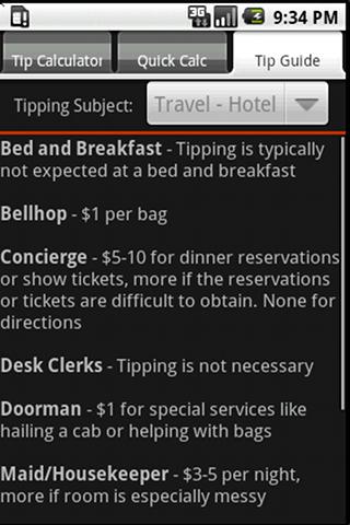 Tipped Off – Tip Calculator Android Finance