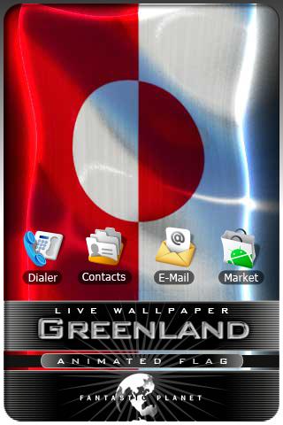 GREENLAND LIVE FLAG