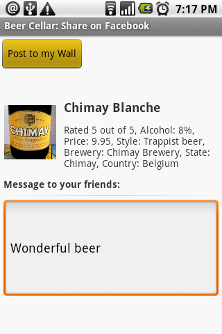 Beer cellar Lite Android Lifestyle