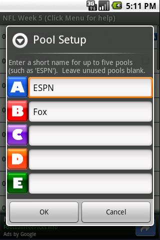 NFL Survivor Pool Helper Android Sports