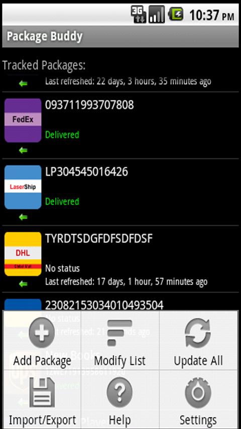 Package Buddy Pro Android Productivity