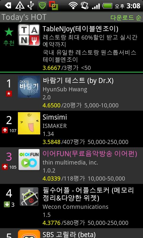 스마트 랭킹[Smart Ranking] Android News & Magazines