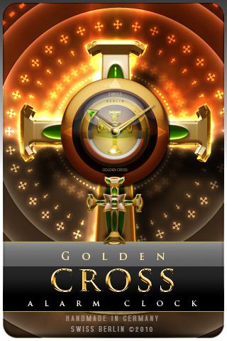 GOLDEN CROSS alarm clock theme Android Tools